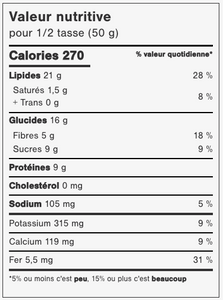 Amandes au sirop d'érable